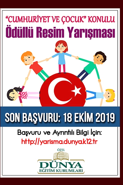 CUMHURİYET VE ÇOCUK KONULU RESİM YARIŞMASI