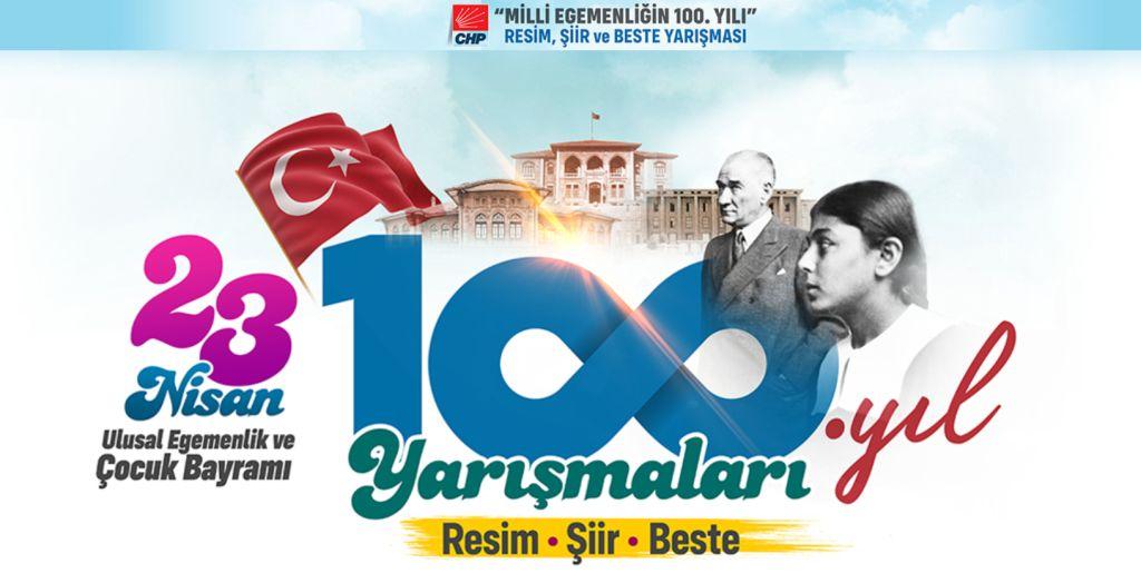 CUMHURİYET HALK PARTİSİ 23 NİSAN ULUSAL EGEMENLİK VE ÇOCUK BAYRAMI 100.YIL RESİM YARIŞMASI 2020 YILI