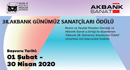 Akbank 38. Günümüz Sanatçıları Sanat Yarışması 2020 Yılı Katılım Şartları