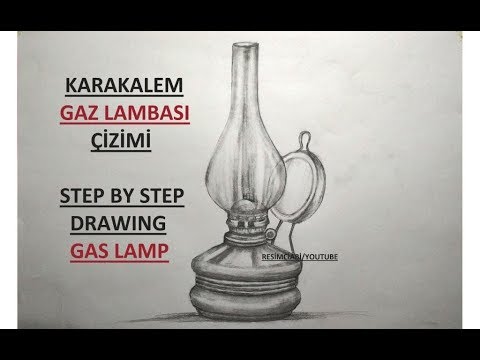 KARAKALEM OBJE ÇİZİMİ / GAZ LAMBASI ÇİZİMİ