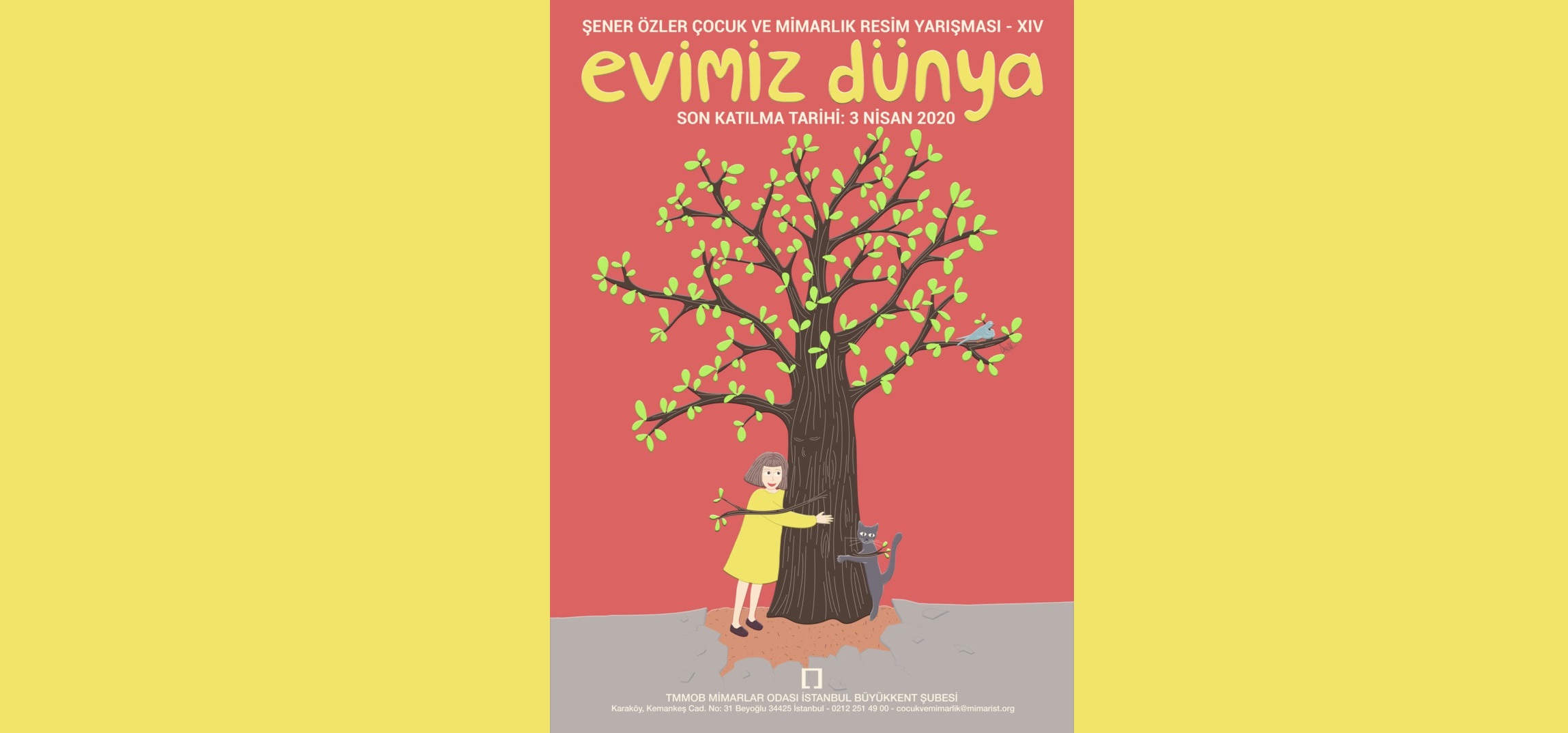 Şener Özler Çocuk ve Mimarlık Resim Yarışması-XIV “EVİMİZ DÜNYA” Konulu İlkokul-Ortaokul Ödüllü Resim Yarışması 2020 Yılı