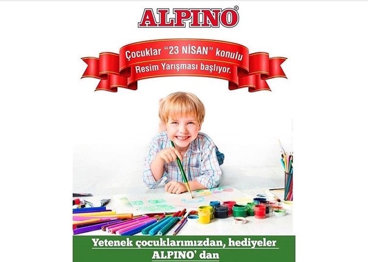 ALPİNO 23 NİSAN RESİM YARIŞMASI – ONLİNE – ÖDÜLLÜ RESİM YARIŞMASI