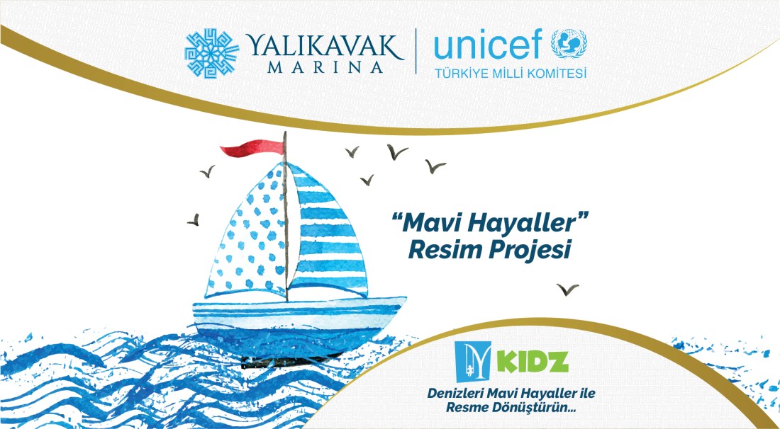 Yalıkavak Marina, UNICEF, 23 Nisan Ulusal Egemenlik ve Çocuk Bayramına Özel “Mavi Hayaller” Resim Yarışması