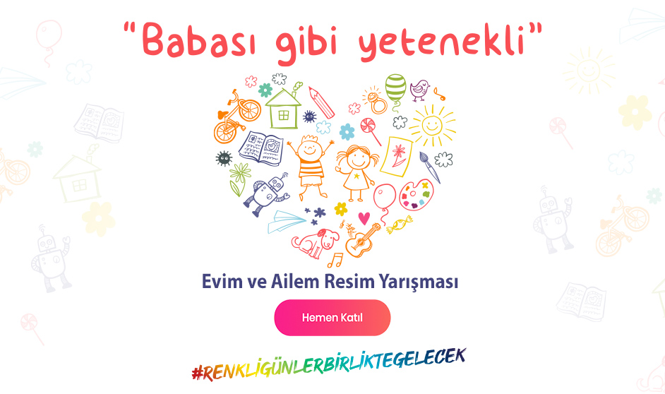 EVİM VE AİLEM RESİM YARIŞMASI – FİLLİ BOYA – ÖDÜLLÜ ÖNLİNE RESİM YARIŞMASI