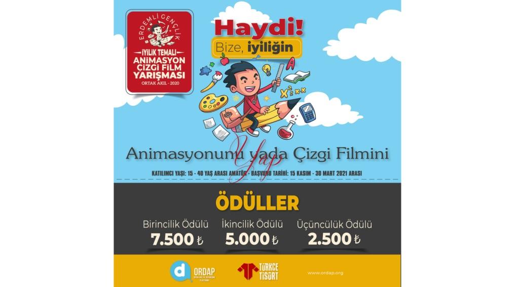 ORDAP İYİLİK TEMALI ANİMASYON-ÇİZGİ FİLM YARIŞMASI 2020-2021