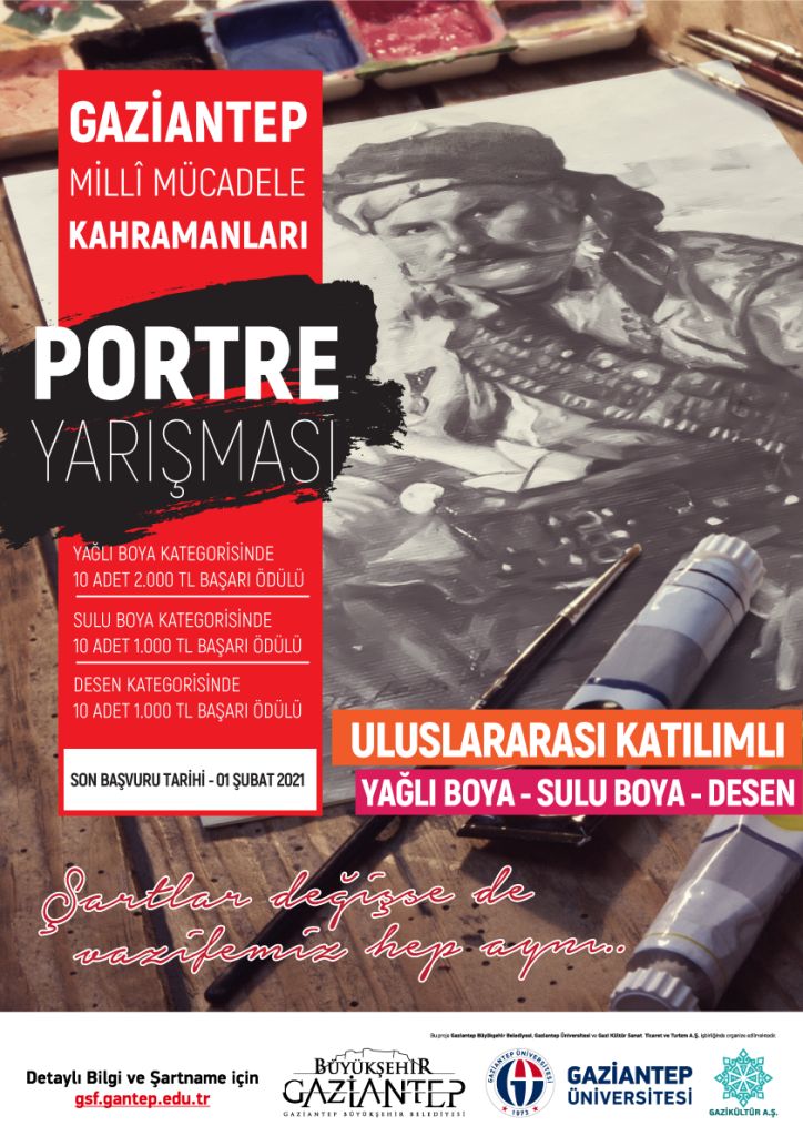 GAZİANTEP MİLLİ MÜCADELE KAHRAMANLARI PORTRE YARIŞMASI 2020 YILI