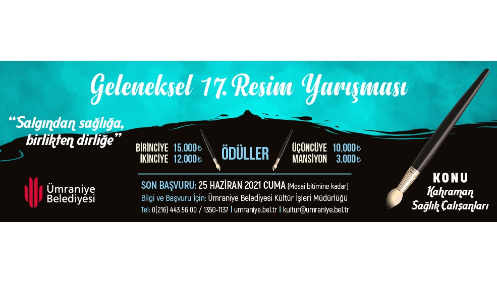 ÜMRANİYE BELEDİYESİ 17. GELENEKSEL YAĞLIBOYA RESİM YARIŞMASI 2021 YILI