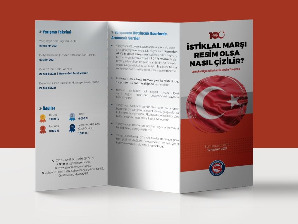 MEMUR-SEN İSTİKLAL MARŞI RESİM OLSA NASIL ÇİZİLİR ? RESİM YARIŞMASI 2021 YILI ŞARTLAR
