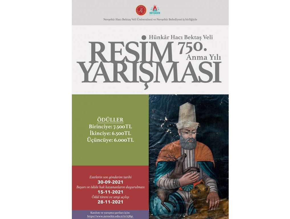 NEVÜ ve Nevşehir Belediyesi Hacı Bektaş Veli Anma Yılı Resim Yarışması 2021