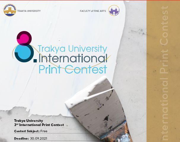 Trakya University 3. International Art Print Contest 2021