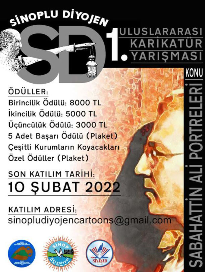 SİNOPLU DİYOJEN 1. ULUSLARARSI KARİKATÜR YARIŞMASI 2021-2022