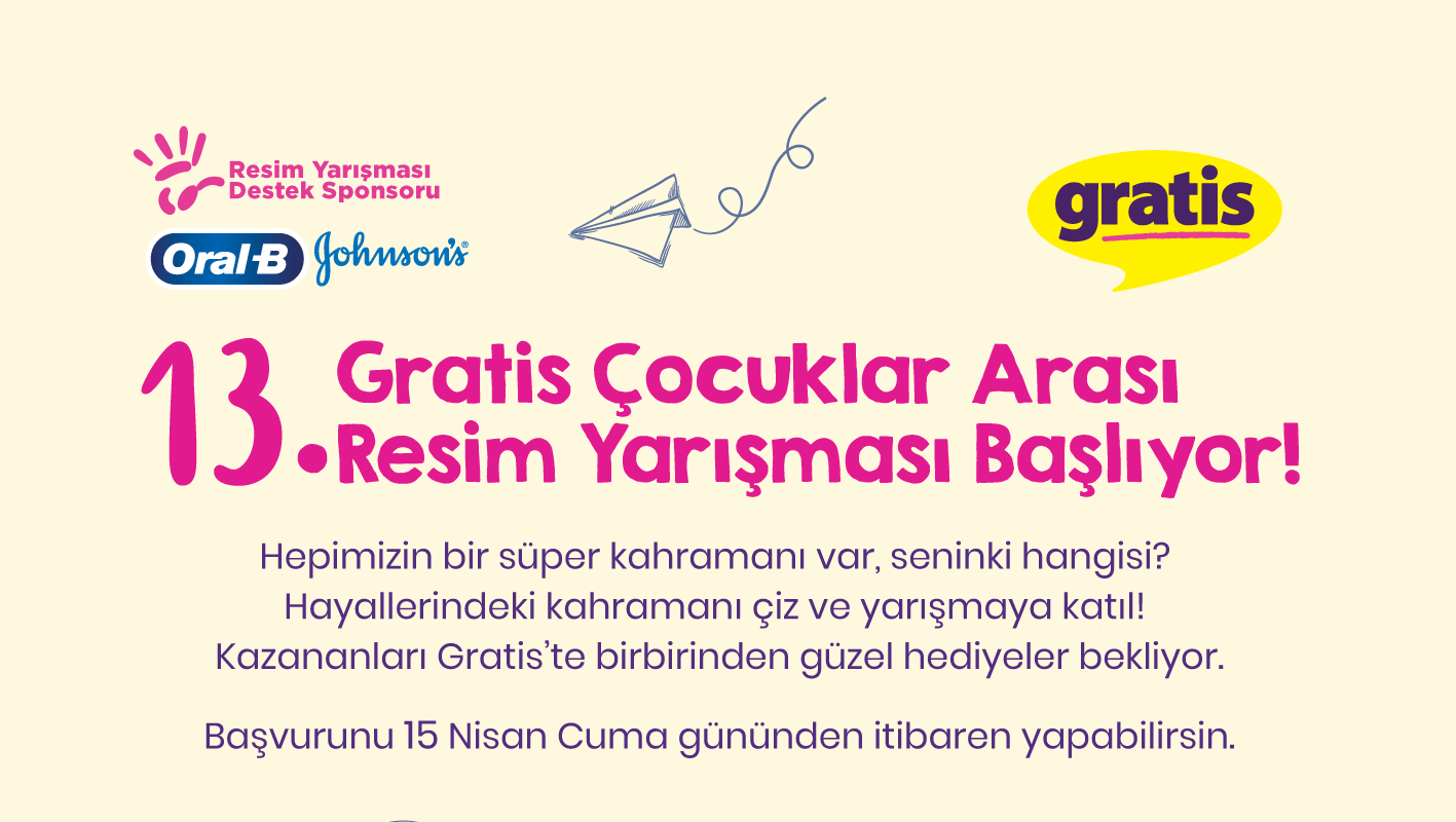 13. Gratis Resim Yarışması 2022 Yılı için Başlıyor – Gratis Ödüllü Resim Yarışması Katılım şartları