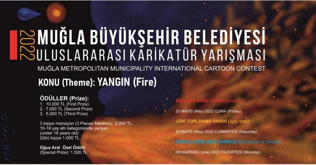 MUĞLA BÜYÜKŞEHİR BELEDİYESİ 3. ULUSLARARASI KARİKATÜR YARIŞMASI – 20.05.2022