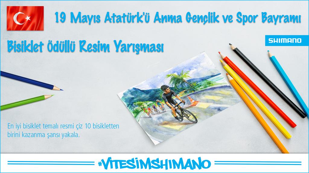 SHIMANO BİSİKLET ÖDÜLLÜ 19 MAYIS RESİM YARIŞMASI 2022 YILI