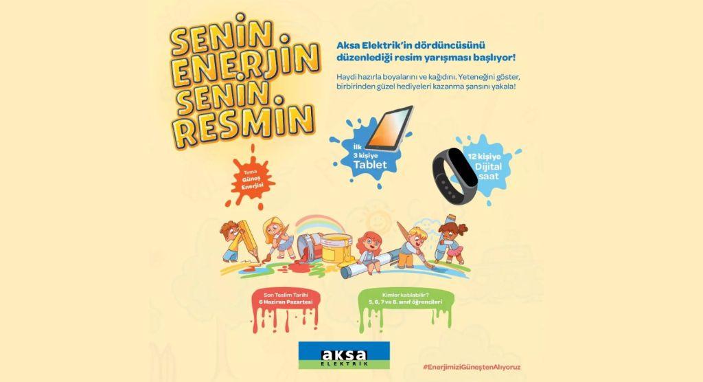 AKSA ELEKTRİK SENİN ENERJİN SENİN RESMİN RESİM YARIŞMASI 2022