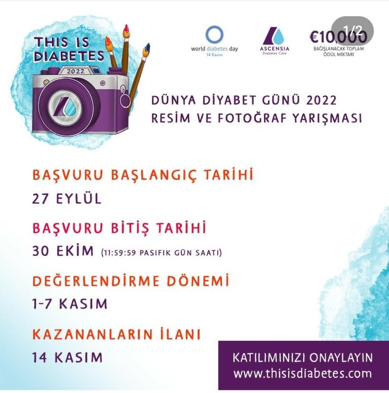 DÜNYA DİYABET GÜNÜ ULUSLARARASI RESİM VE FOTOĞRAF YARIŞMASI 2022