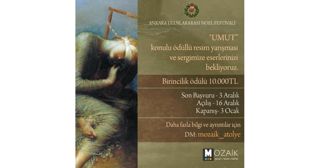 Ankara Uluslararası Noel Festivali “Umut” Konulu Ödüllü Resim Yarışması – 3.12.2022