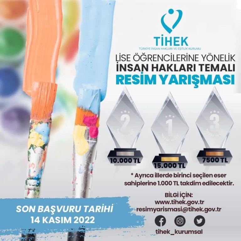 TİHEK İNSAN HAKLARI TEMALI RESİM YARIŞMASI – KASIM 2022