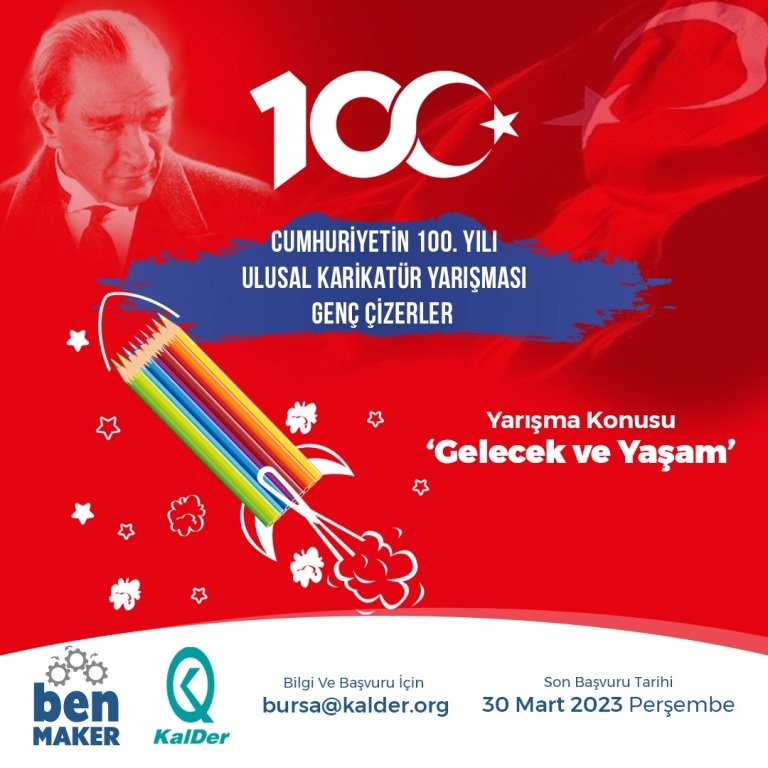 Cumhuriyet’in 100. Yılı, Ulusal Karikatür Yarışması Genç Çizerler 2023