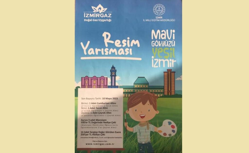 İZMİRGAZ Mavi Gökyüzü Yeşil İzmir Resim Yarışması 2023