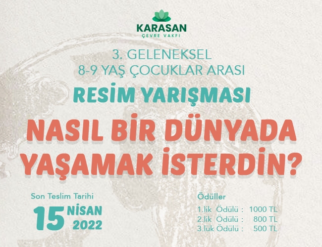 KARASAN ÇEVRE VAKFI 3. GELENEKSEL RESİM YARIŞMASI 2023 YILI