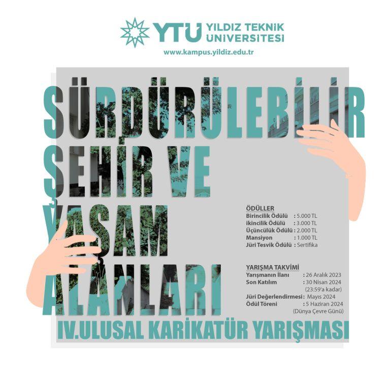 Sürdürülebilir Şehir ve Yaşam Alanları IV. Ulusal Öğrenci Karikatür Yarışması
