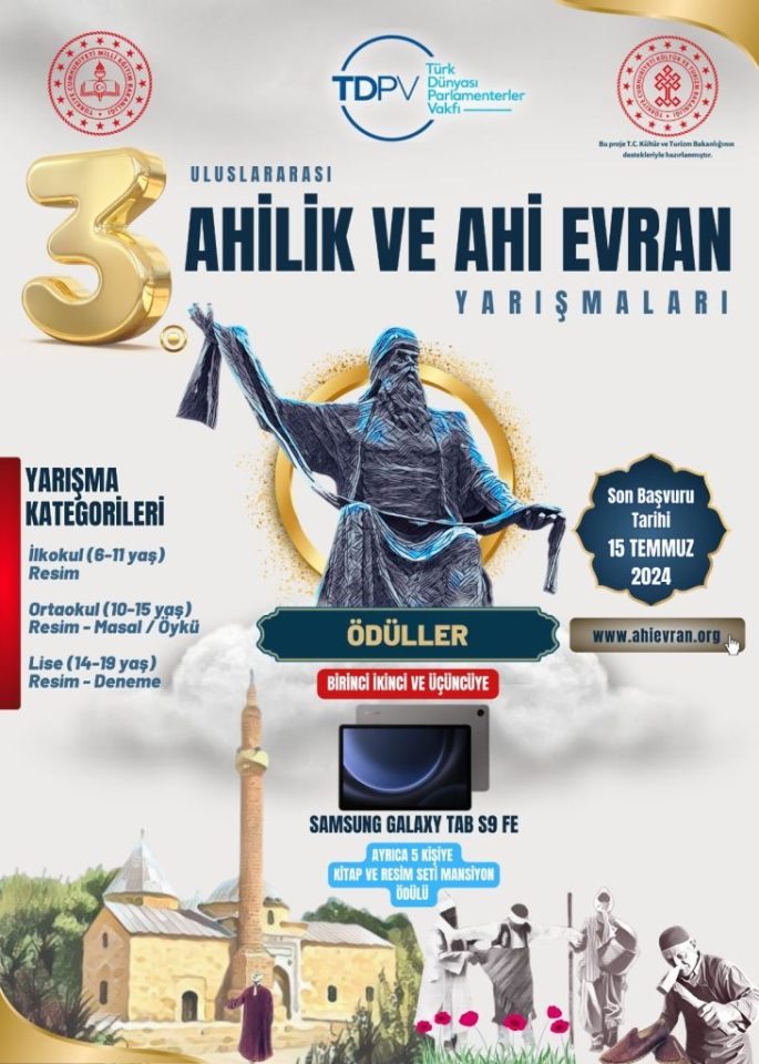 3.ULUSLARARASI AHİLİK VE AHİ EVRAN YARIŞMALARI – RESİM YARIŞMASI 2024