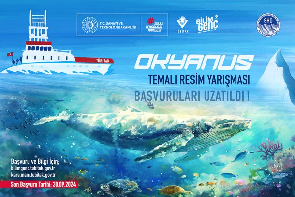 TÜBİTAK “Okyanus On Yılı” TEMALI RESİM YARIŞMASI – SON KATILIM 30 EYLÜL 2024