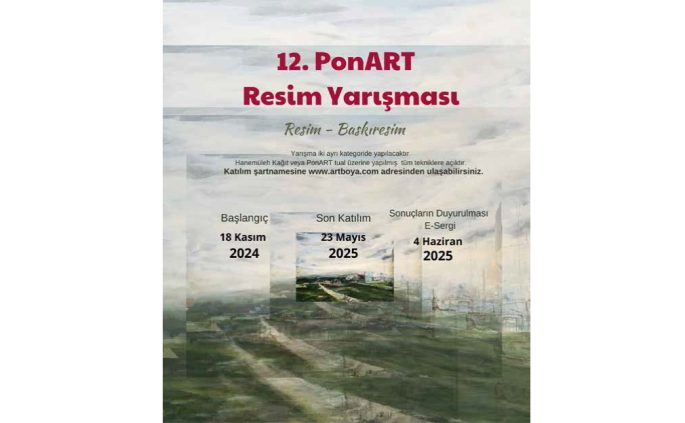 12.PonART RESİM YARIŞMASI 2024-2025 YILI İÇİN BAŞLIYOR