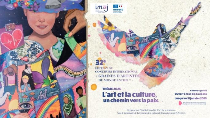 Uluslararası görsel sanatlar yarışması « Graines d’artistes du monde entier » 32. baskı Tema 2025: « Sanat ve kültür, barışa giden bir yol »