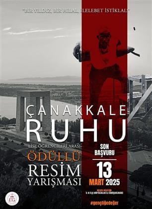 ÇANAKKALE RUHU KONULU RESİM YARIŞMASI 2025 YILI