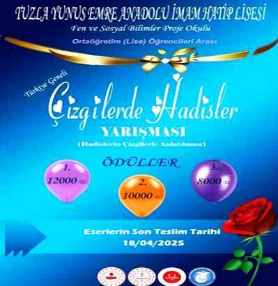 ÇİZGİLERLE HADİSLERİ ANLATIM RESİM YARIŞMASI 2025