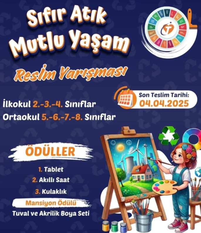 ÖZEL KAYSERİ TEKDEN ORTAOKULU ÖDÜLLÜ RESİM YARIŞMASI 2025