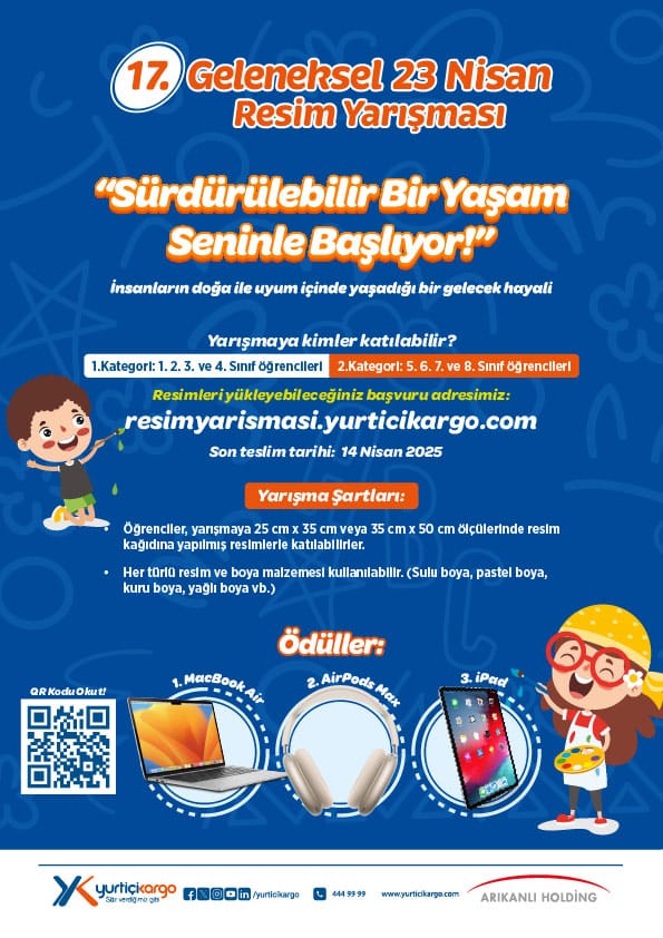 YURTİÇİ KARGO 23 NİSAN RESİM YARIŞMASI 2025