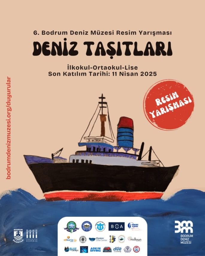 BODRUM DENİZ MÜZESİ 6. ÇOCUK RESİM YARIŞMASI “DENİZ TAŞITLARI” 2025