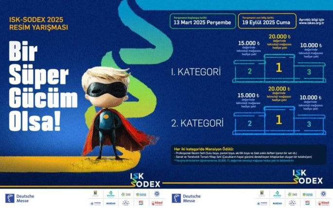 ISK-SODEX 2025 Resim Yarışması – “Bir Süper Gücüm Olsa!”