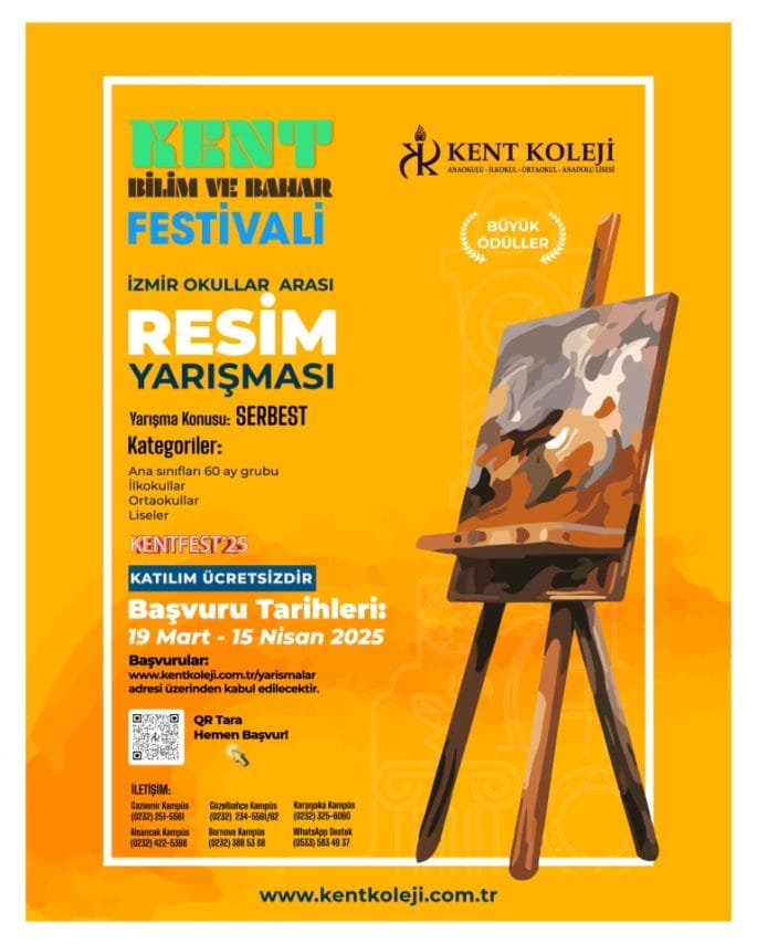 KENT KOLEJİ İZMİR OKULLAR ARASI RESİM YARIŞMASI 2025