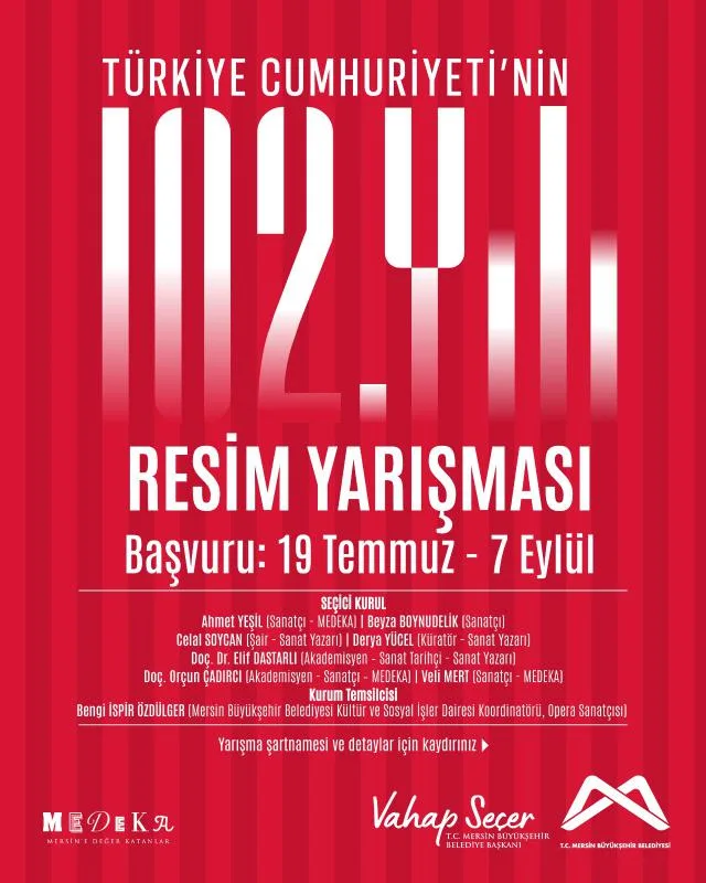 Türkiye Cumhuriyeti’nin 102. Yılı Resim Yarışması 2025 Yılı