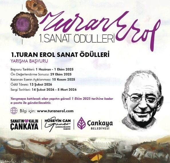 ÇANKAYA BELEDİYESİ 1. TURAN EROL SANAT ÖDÜLLERİ 2025 YILI