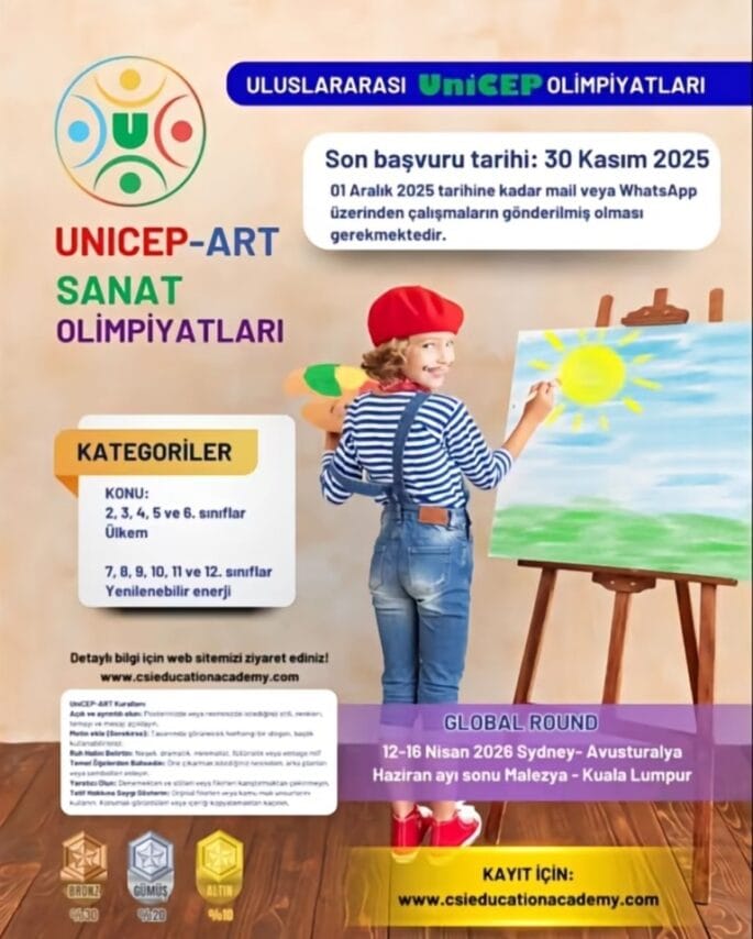 UNICEP-Art Uluslararası Sanat Olimpiyatı 2025
