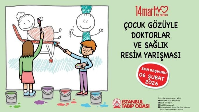 14 MART TIP HAFTASI ‘ÇOCUK GÖZÜYLE DOKTORLAR VE SAĞLIK’ RESİM YARIŞMASI 2026