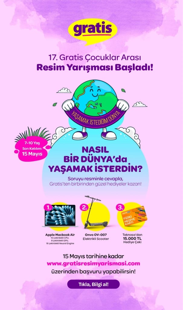 17. Gratis Çocuklar Arası Rasim Yarışması 2026