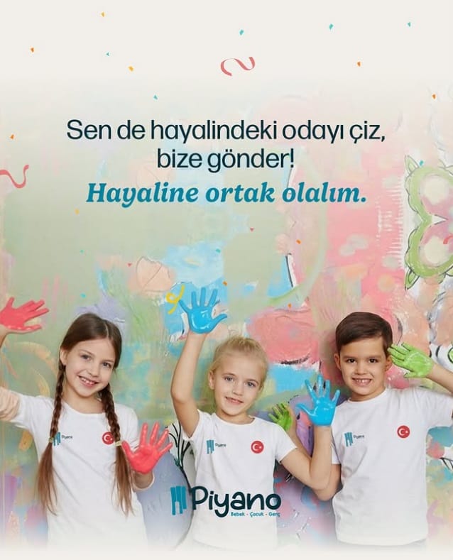 Piyano Genç Odası Hayalindeki Genç Odasını Özgürce Tasarla Çizim Yarışması
