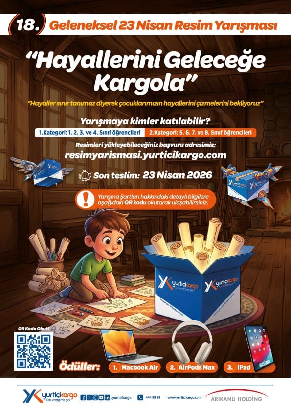 Yurtiçi Kargo 18. Geleneksel 23 Nisan Resim Yarışması 2026