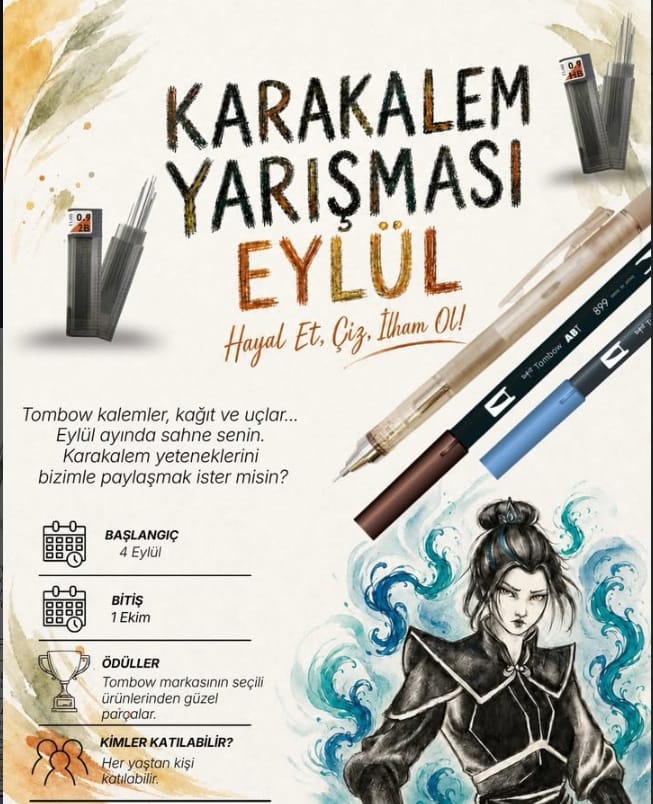 Tombow Türkiye Karakalem Resim Yarışması